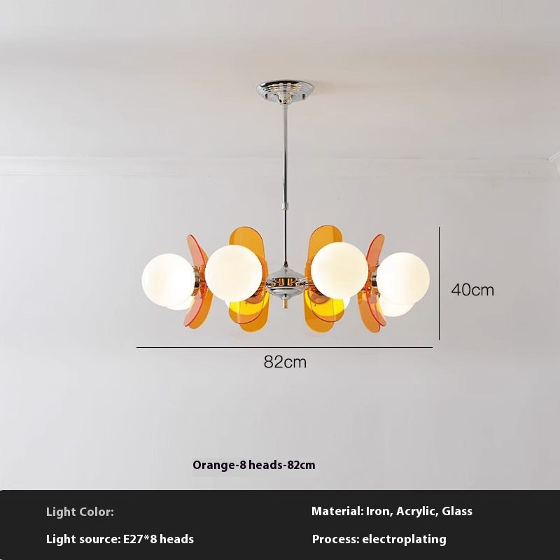 Nordic Glass Multi-Light LED Chandelier