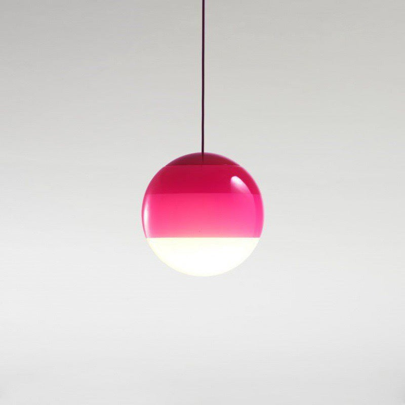 15cm Gradient Glass Pendant Light / Gradient blue / Dia20cm Without Light Source