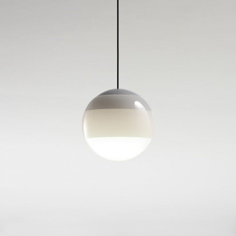 15cm Gradient Glass Pendant Light / Gradient gray / Dia20cm Without Light Source