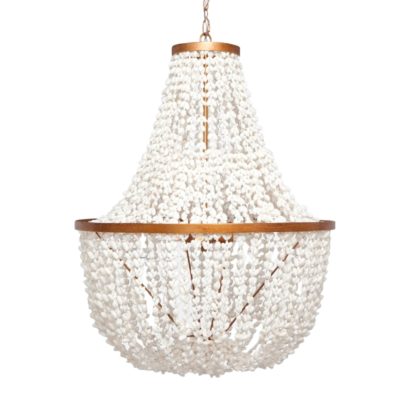 Adjustable Gold or Silver Chandelier / Gold