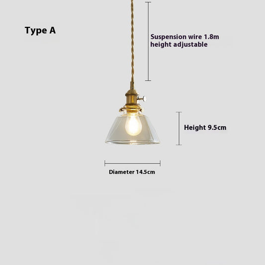 American-Style Colourful Pendant Light / B / 4W Warm Light