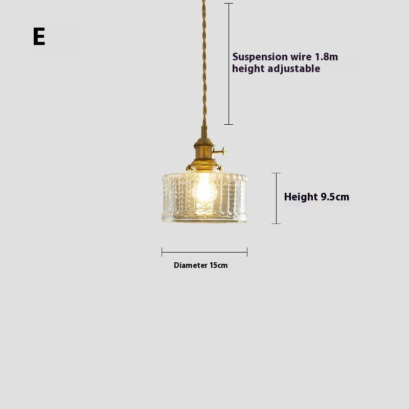 American-Style Colourful Pendant Light / F / 4W Warm Light