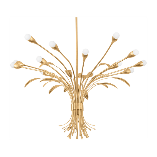 Botanical 15-Light Gold Chandelier / Default Title