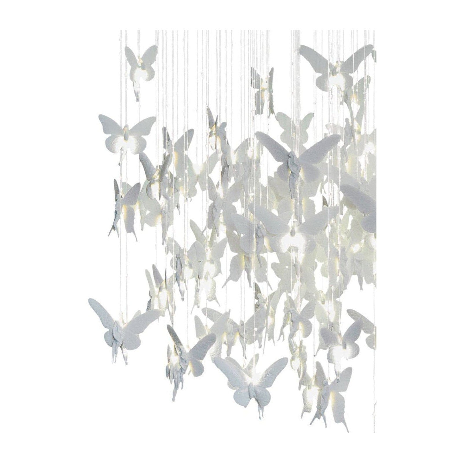 Cascading Porcelain Fairy Chandelier