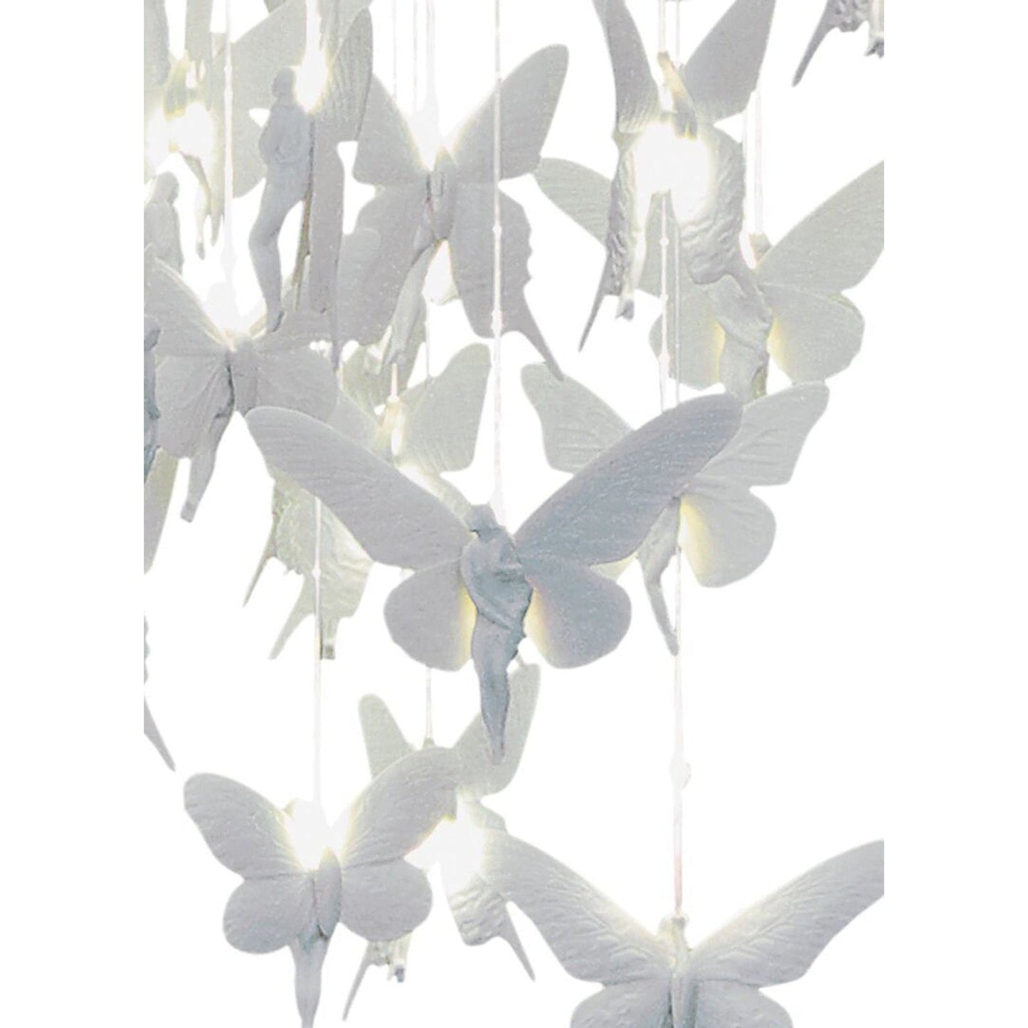 Cascading Porcelain Fairy Chandelier