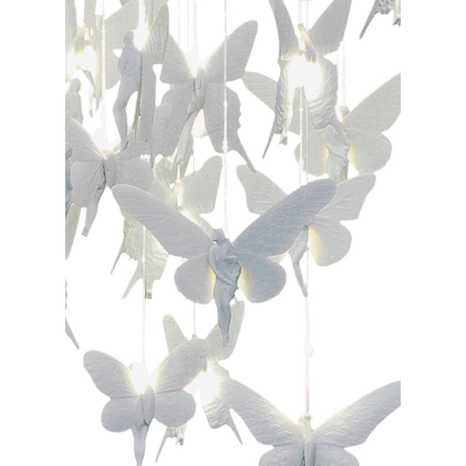 Cascading Porcelain Fairy Chandelier