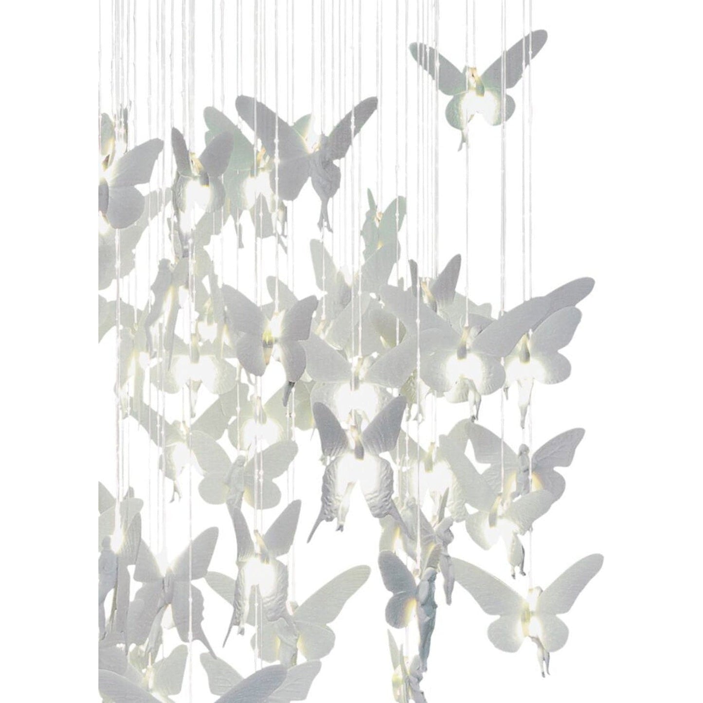 Cascading Porcelain Fairy Chandelier