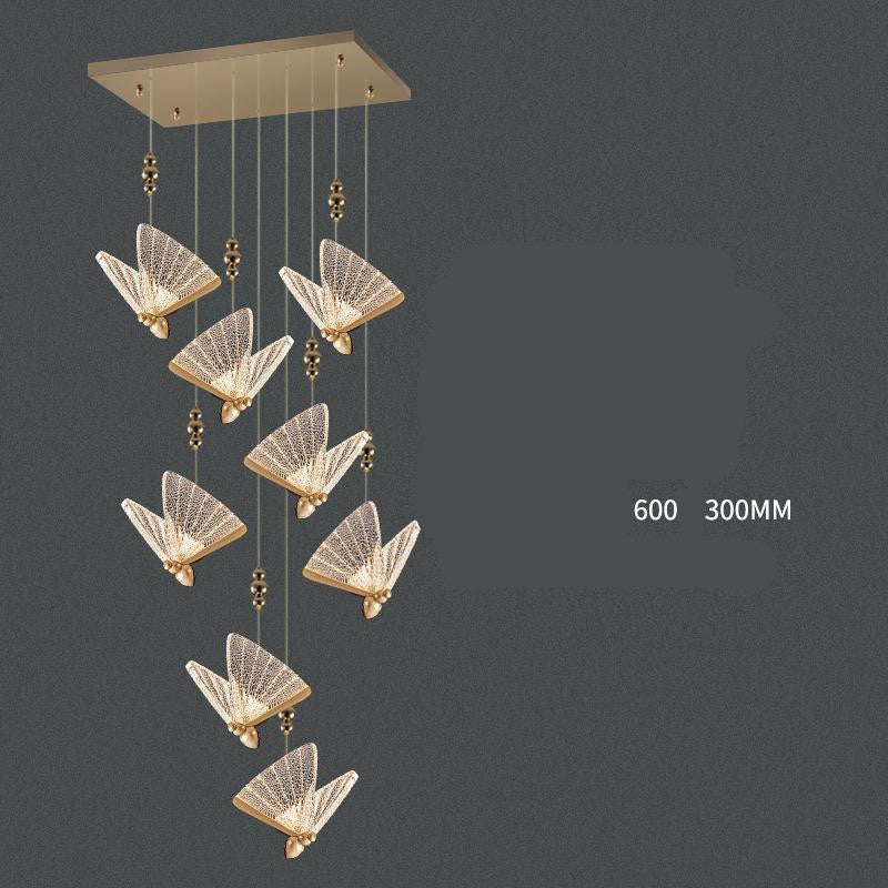 Modern Crystal Fish LED Chandelier / 2first 12W / Transparent ice crystal