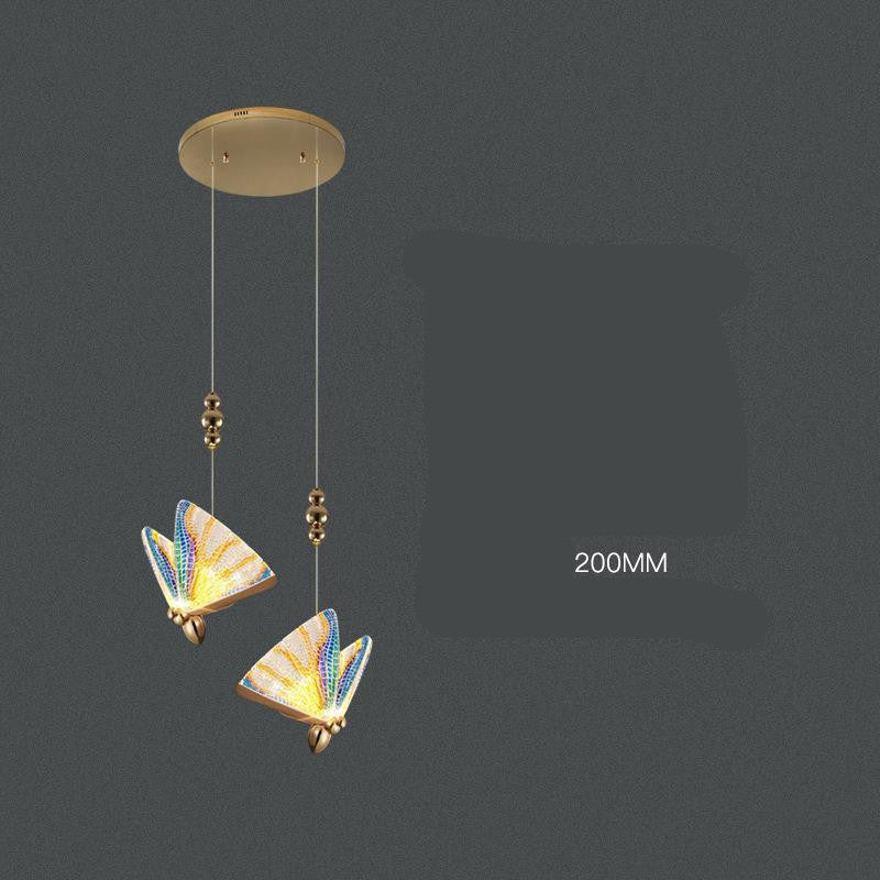 Modern Crystal Fish LED Chandelier / 5head 30W long dish / Beautiful and colorful