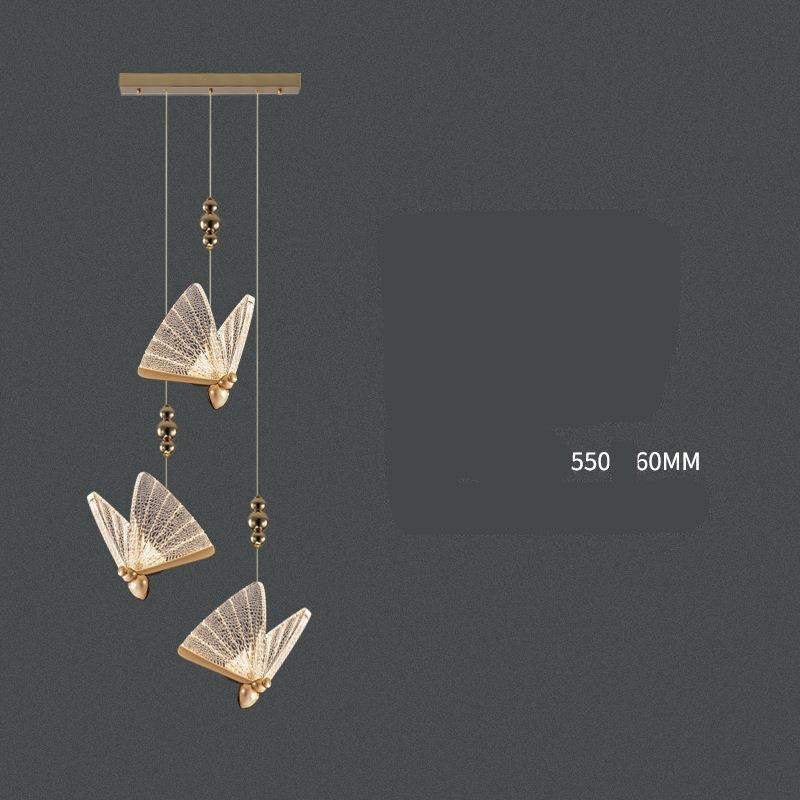 Modern Crystal Fish LED Chandelier / 6heads 36W / Transparent ice crystal