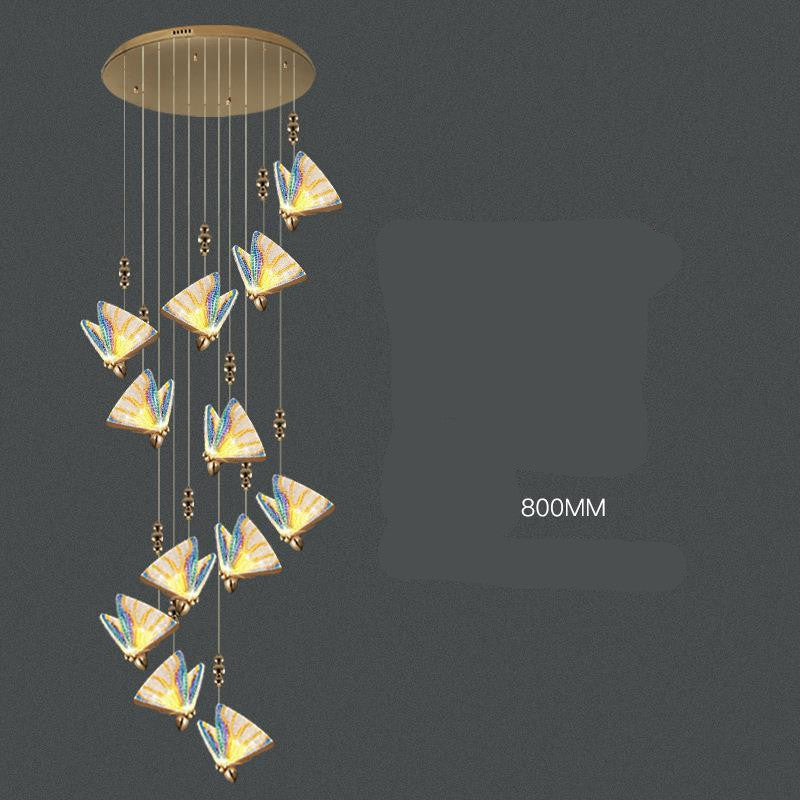 Modern Crystal Fish LED Chandelier / 3first 18W long disc / Beautiful and colorful