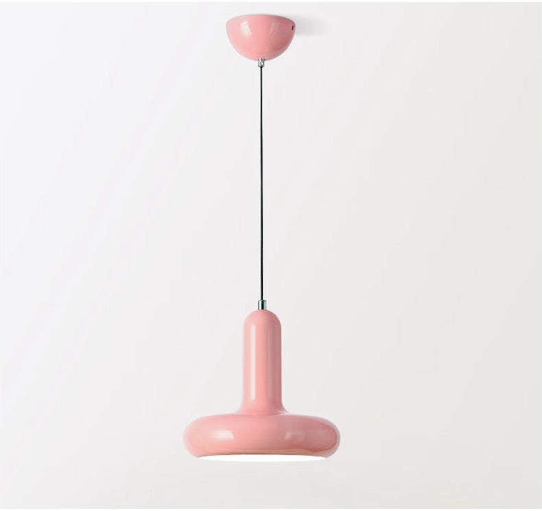 Nordic Colourful Iron Pendant Light / Cream White / Three Colors