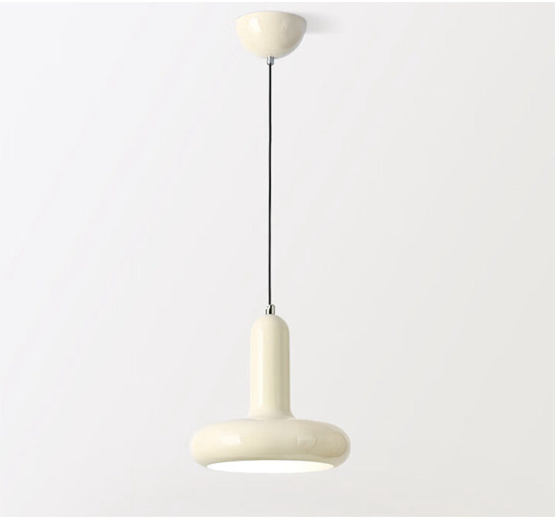Nordic Colourful Iron Pendant Light / Cream White / Light Source Not Included
