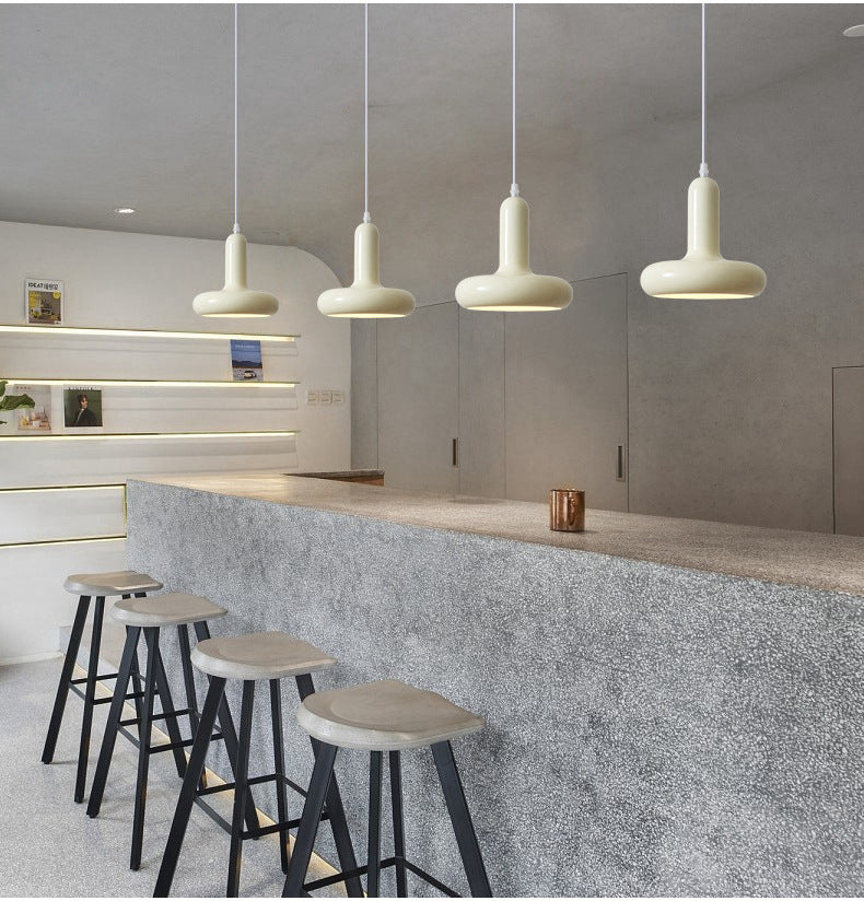 Nordic Colourful Iron Pendant Light / Orange / Light Source Not Included
